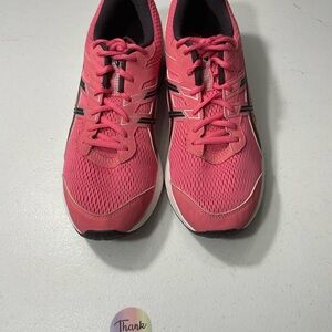 ASICS Gel Contend 6 Women's Vibrant Pink  Black Athletic Shoes Size 11 SB-35